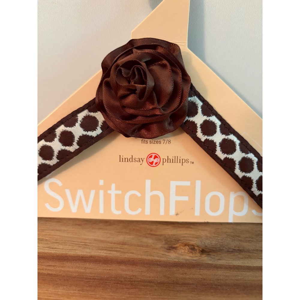 Lindsay Phillips Switch Flops Size Medium Sheila Strap NEW